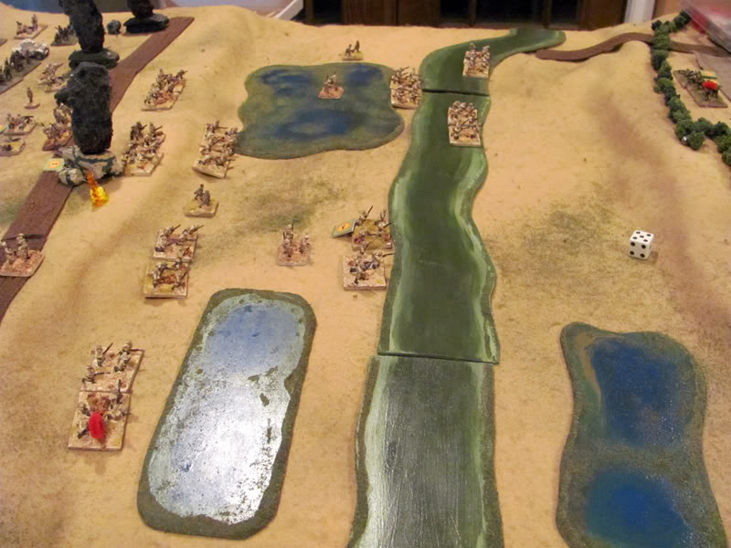 Troops from the 9th Durham Light Infantry advance across the Primosole river in the face of German fire from the vineyard