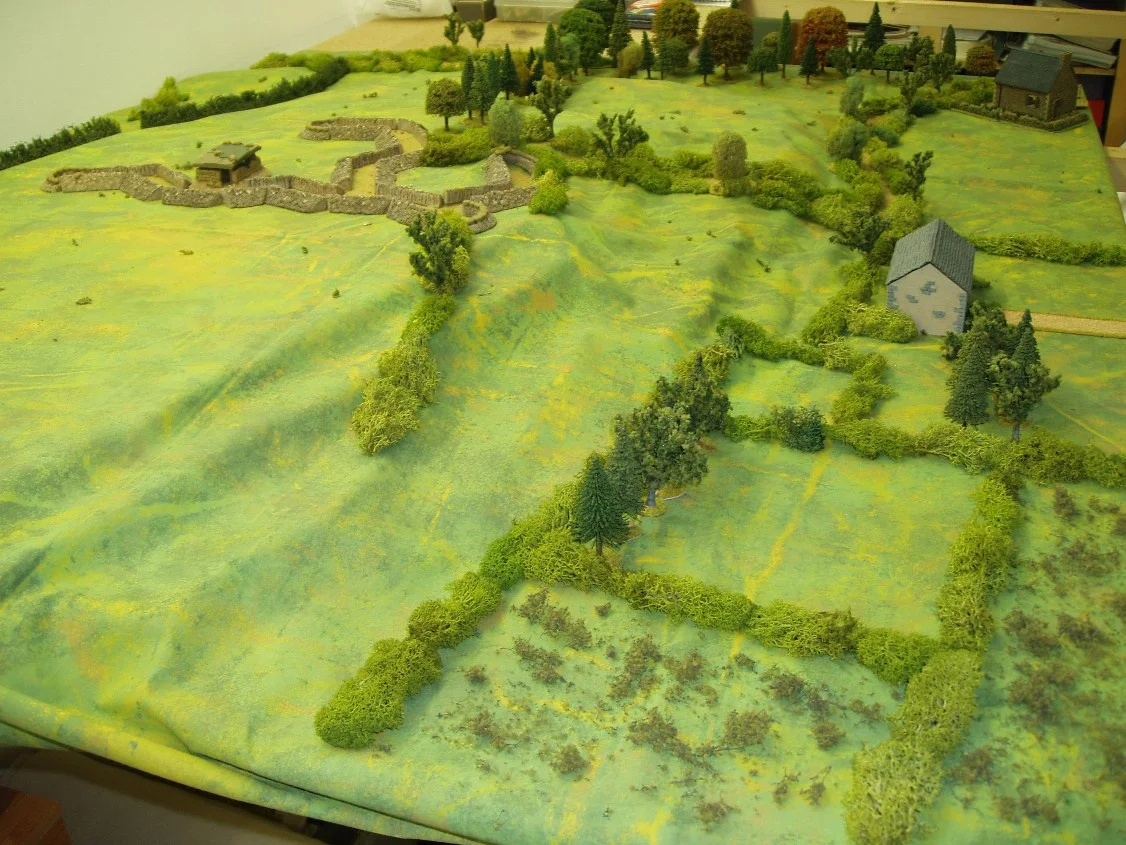 The table as seen from the south