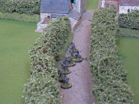 The first German section to be revealed will not return to barracks tonight