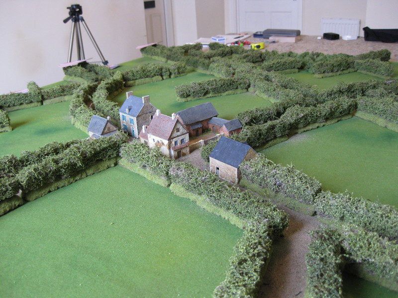 View from South East where German reinforcements are waiting