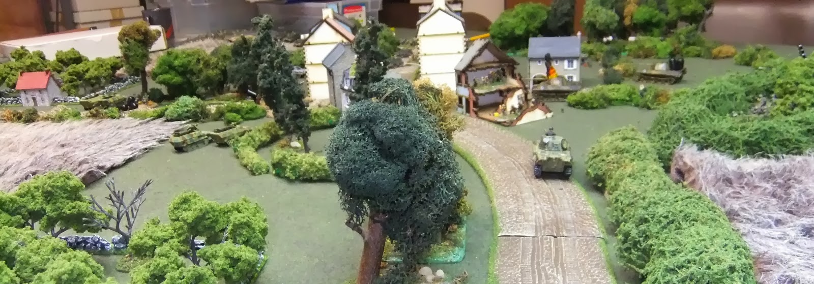 End of game, view from German table edge