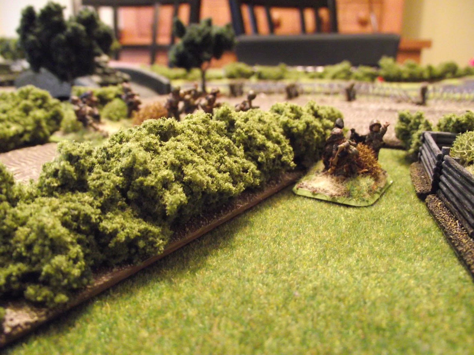  A shot of German platoon two, defending the objective. 