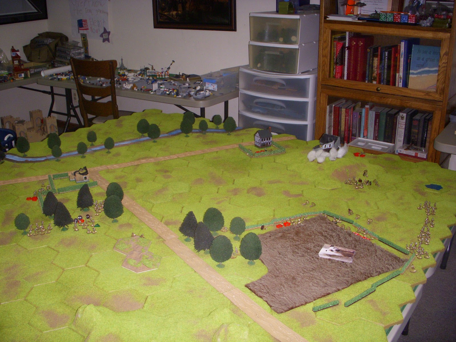 There were a few tense turns as 3rd Platoon raced to cross the open ground before the smoke dissipated.