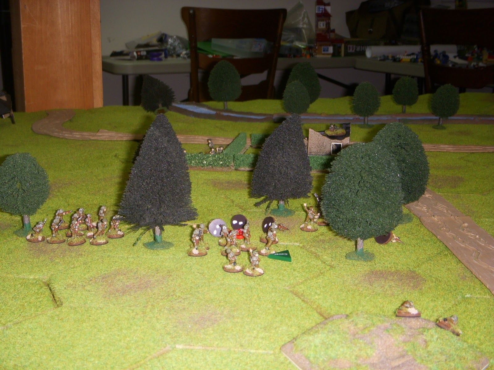  2nd Platoon ran into heavy fire by the second objective, but overcame the enemy with a combination of fire and manoeuvre. 