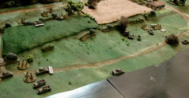 Shermans versus StuGs The StuGs are now in quite the fight.