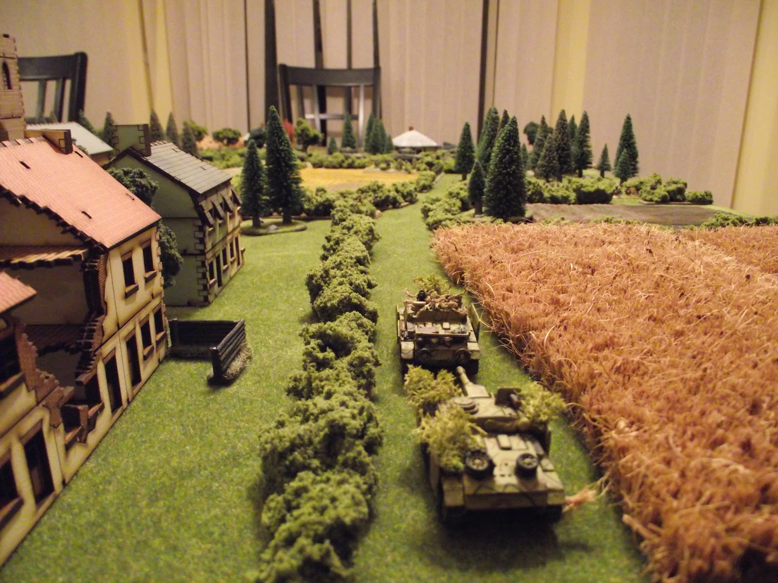   Turn 2:&nbsp; German reinforcements arrive in the form of two StuGs.  