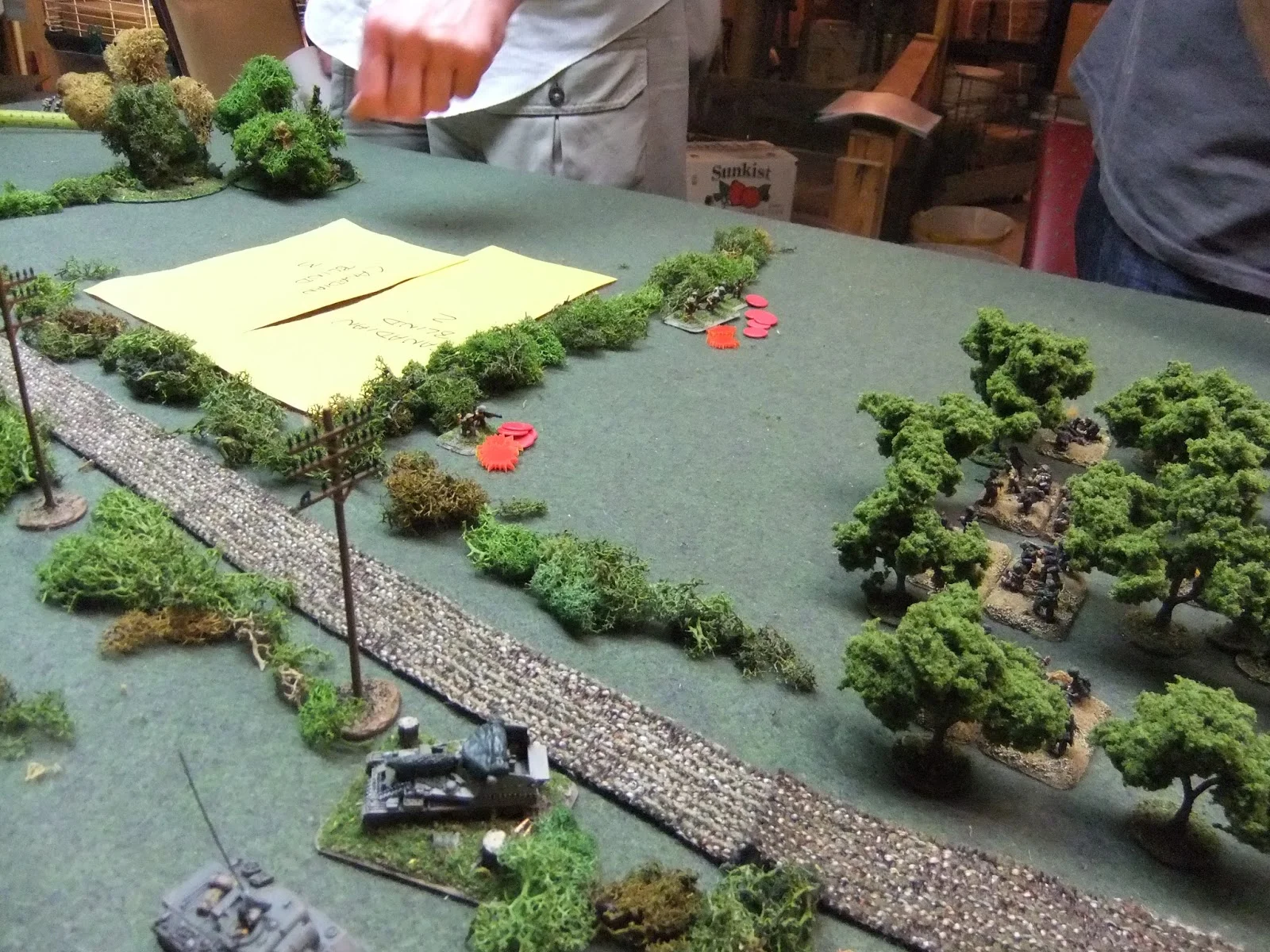 Note to self; go prone with your last action or send out scouts first. 