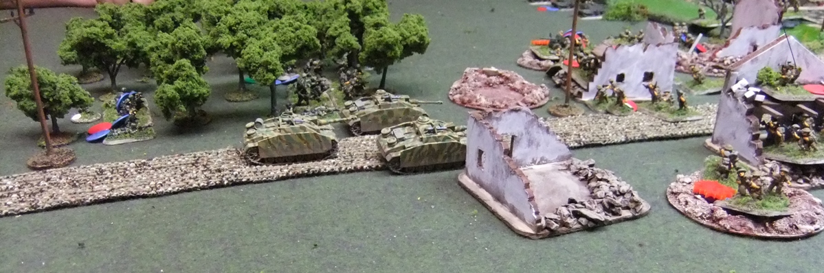 StuGs give close support
