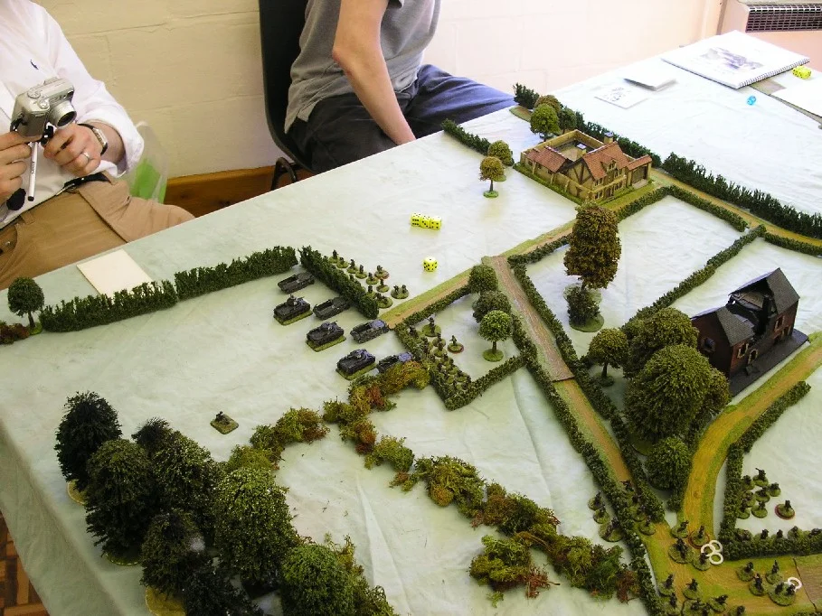 The northern side of the Cassell game. I had real difficulty stopping German armour with nothing more than fighting spirit and hand grenades!
