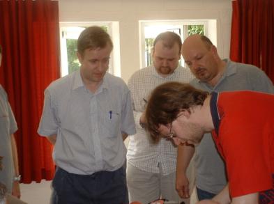 (L to R) Ed, Dom, Mike and Egg