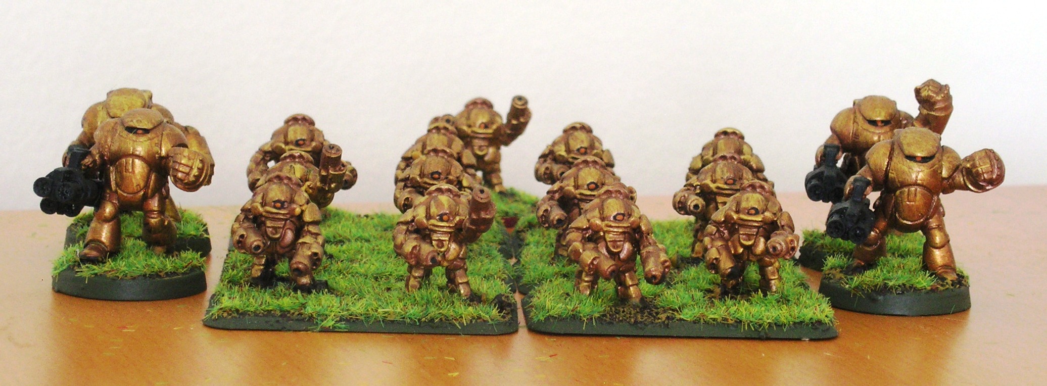 The bulked-out Powered Armour Platoon
