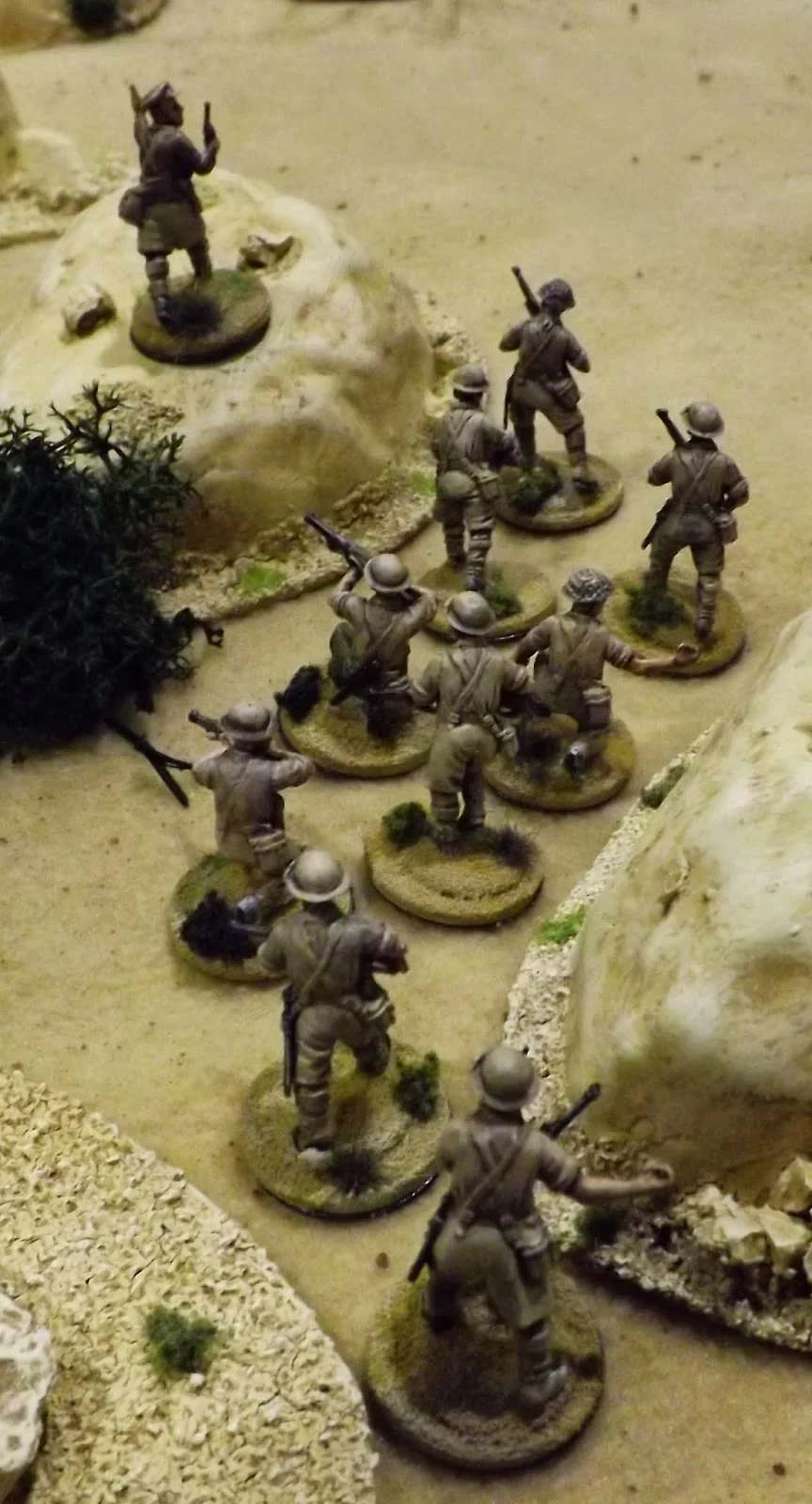 "Okay, chaps, prepare to advance"
