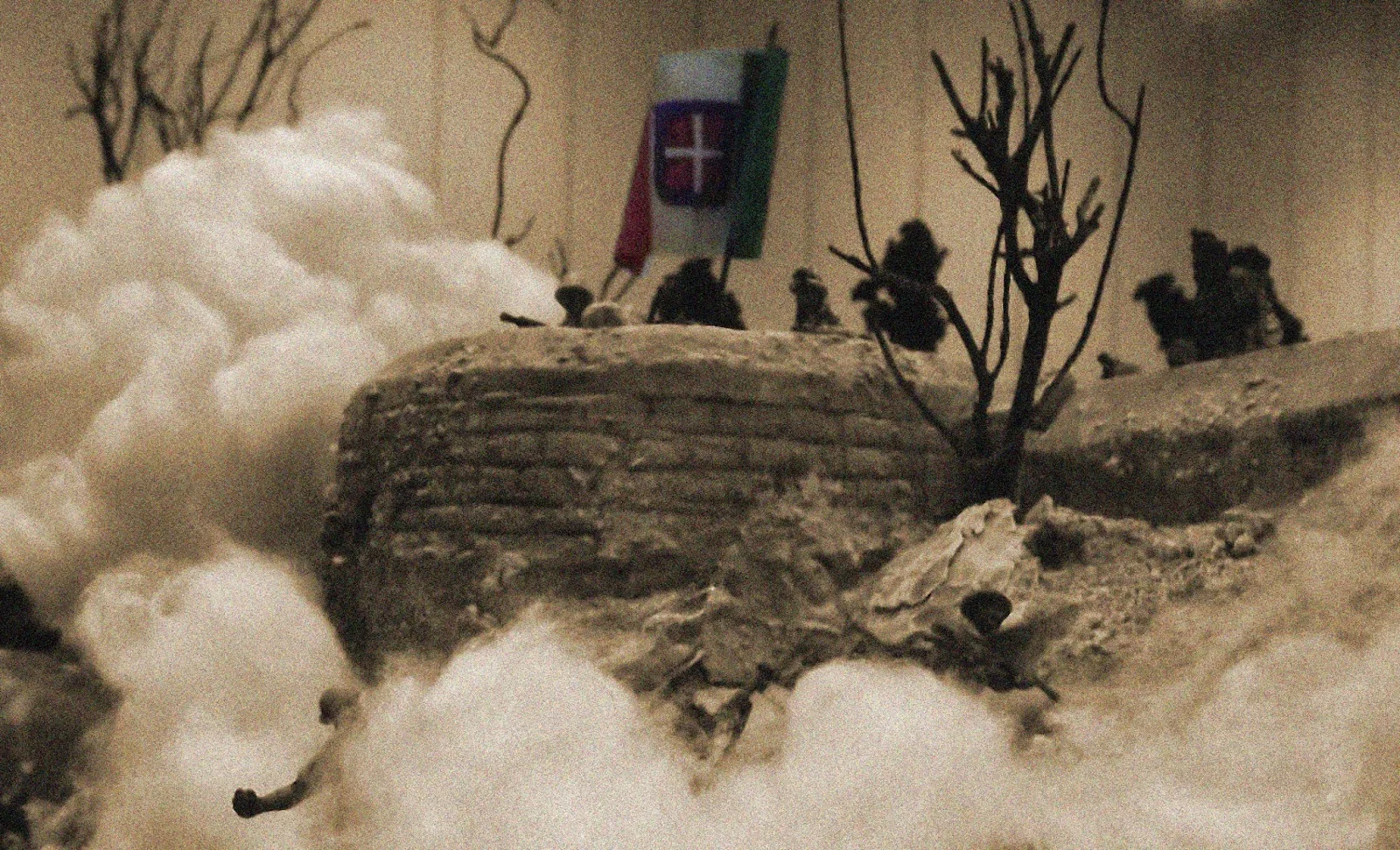 Attackers emerge from the smoke
