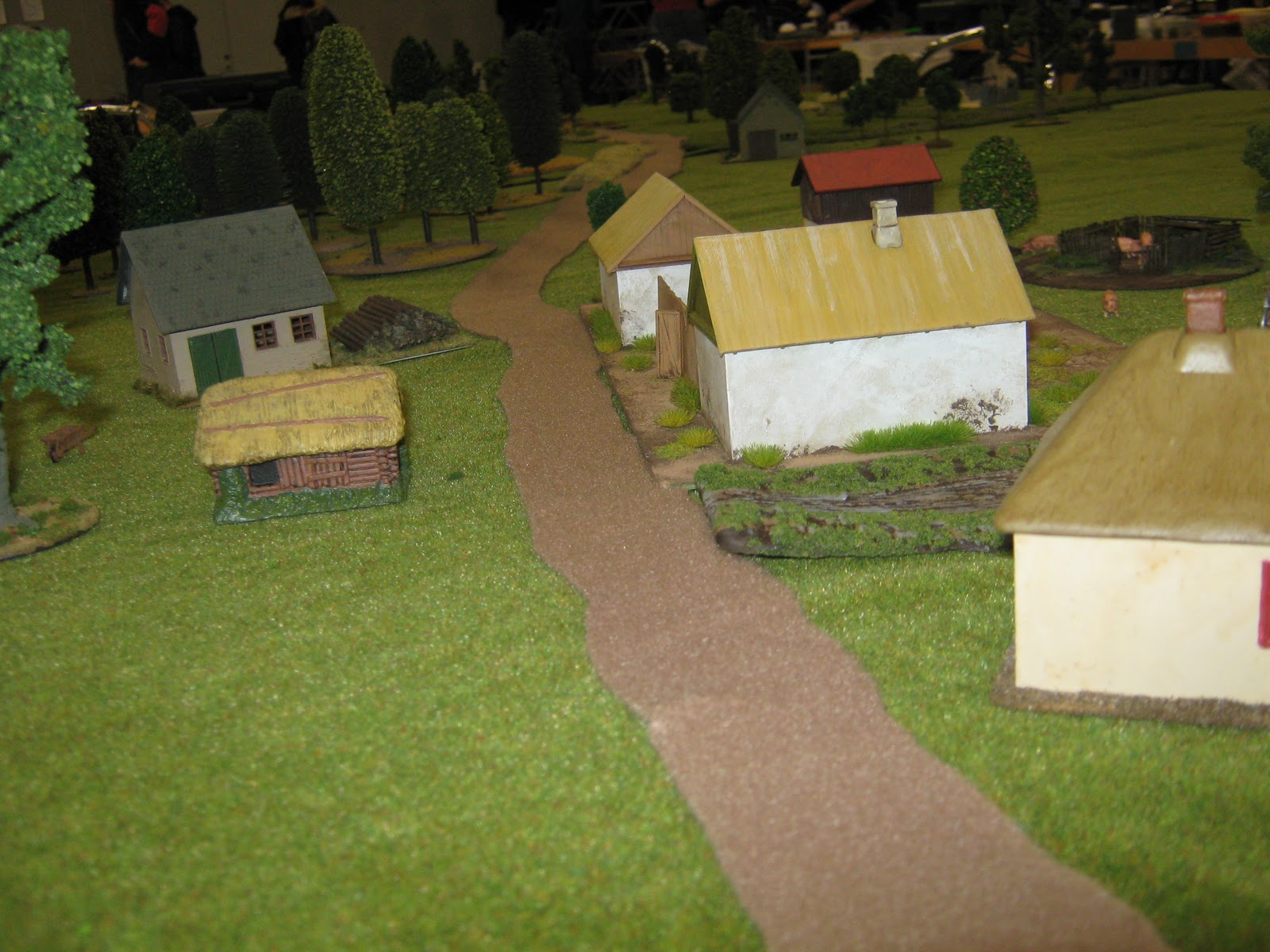 Seen from the Russian board edge, the second village.