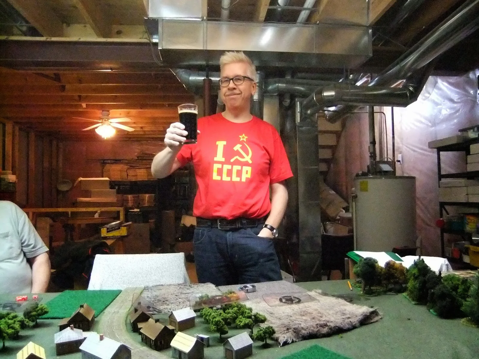 Mike toasts his heroic Soviet hordes with some Russian Gun Imperial Stout, which actually sounds rather counter-revolutionary come to think of it...