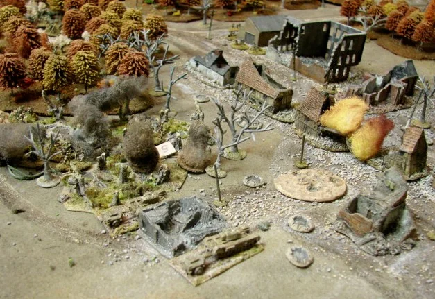 Burning Jerries And Brits Under Mortar Fire