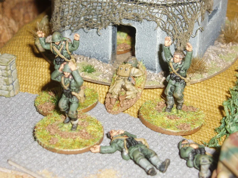 And decides to surrender to save his surviving men.
