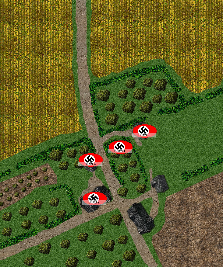 The Germans deploy
