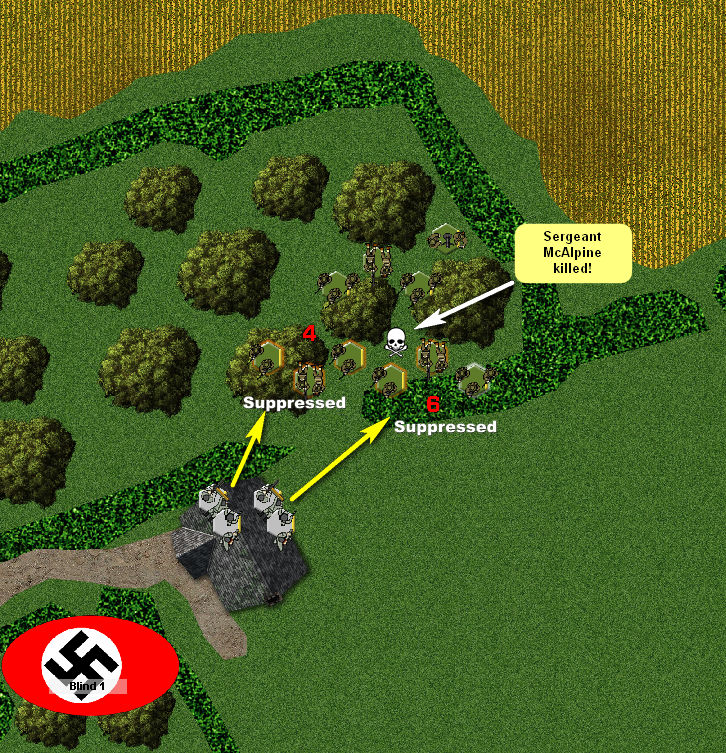 Sergeant McAlpine is killed!