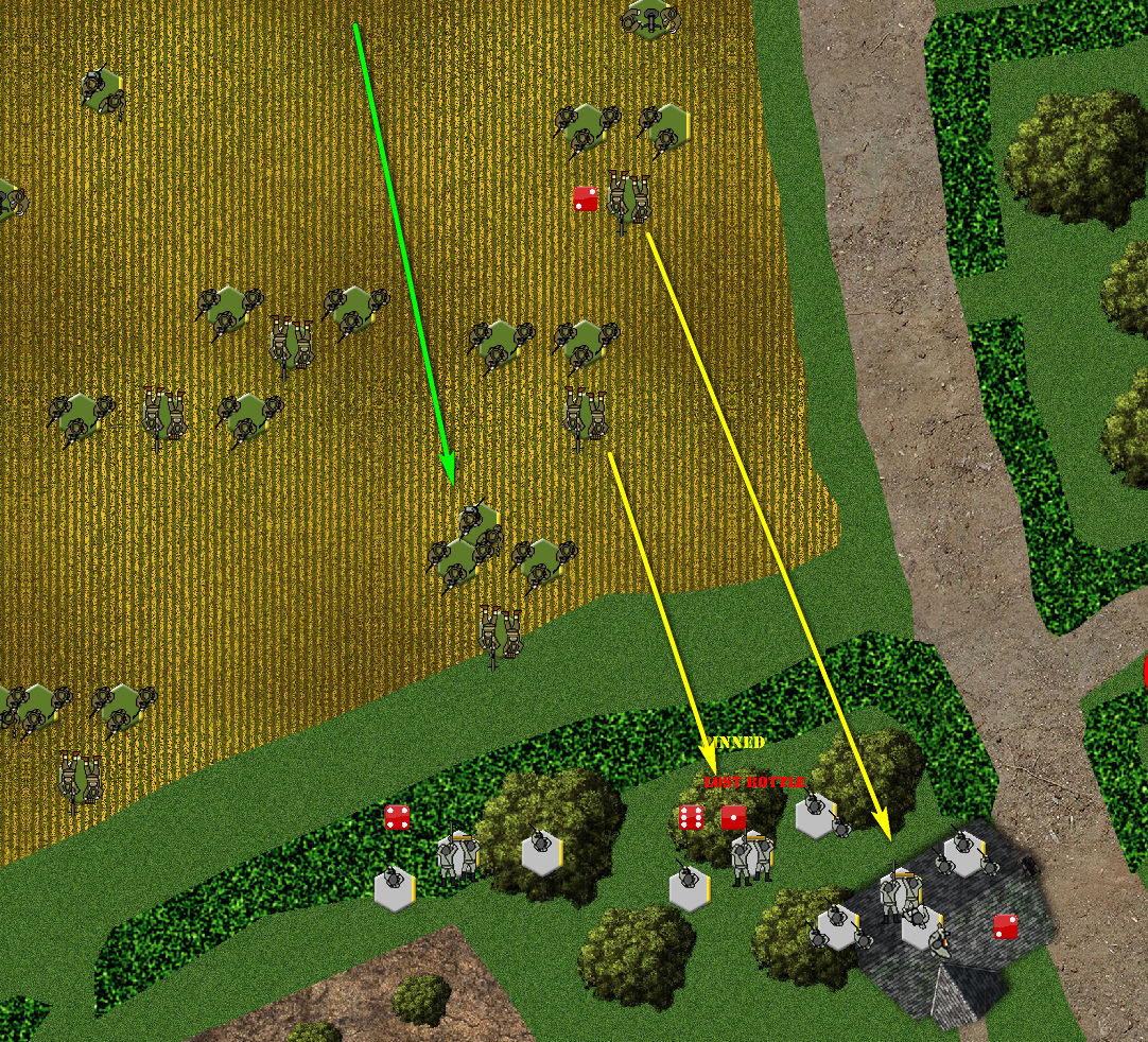 British 2nd Platoon advances