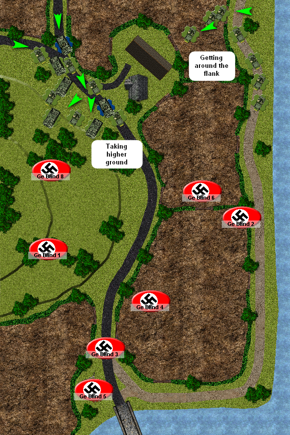 The US Recon elements continue to advance – albeit cautiously