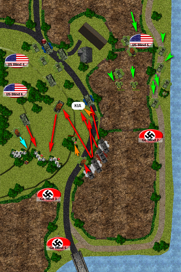 The Germans get caught out and get revenge