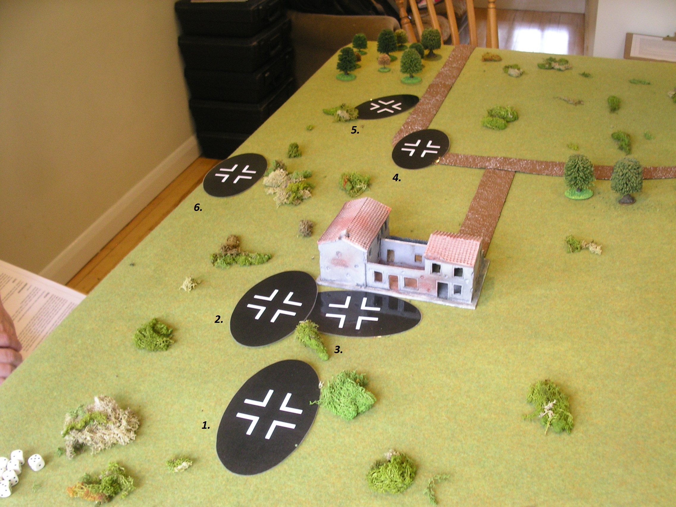 The Initial German Advance