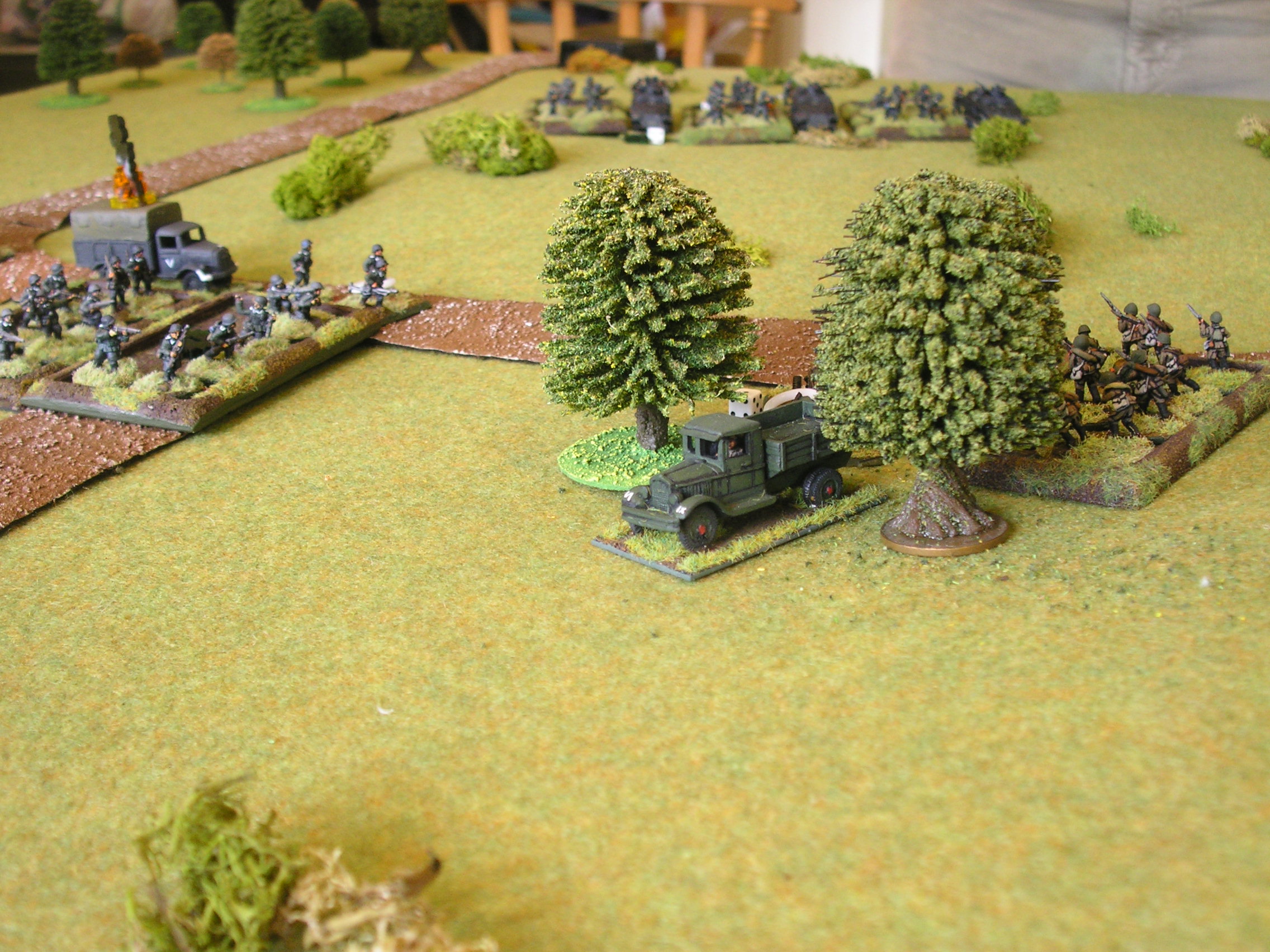 Aftermath of the Soviet charge 1: the soviet infantry have been bounced back, but the germans have been badly damaged