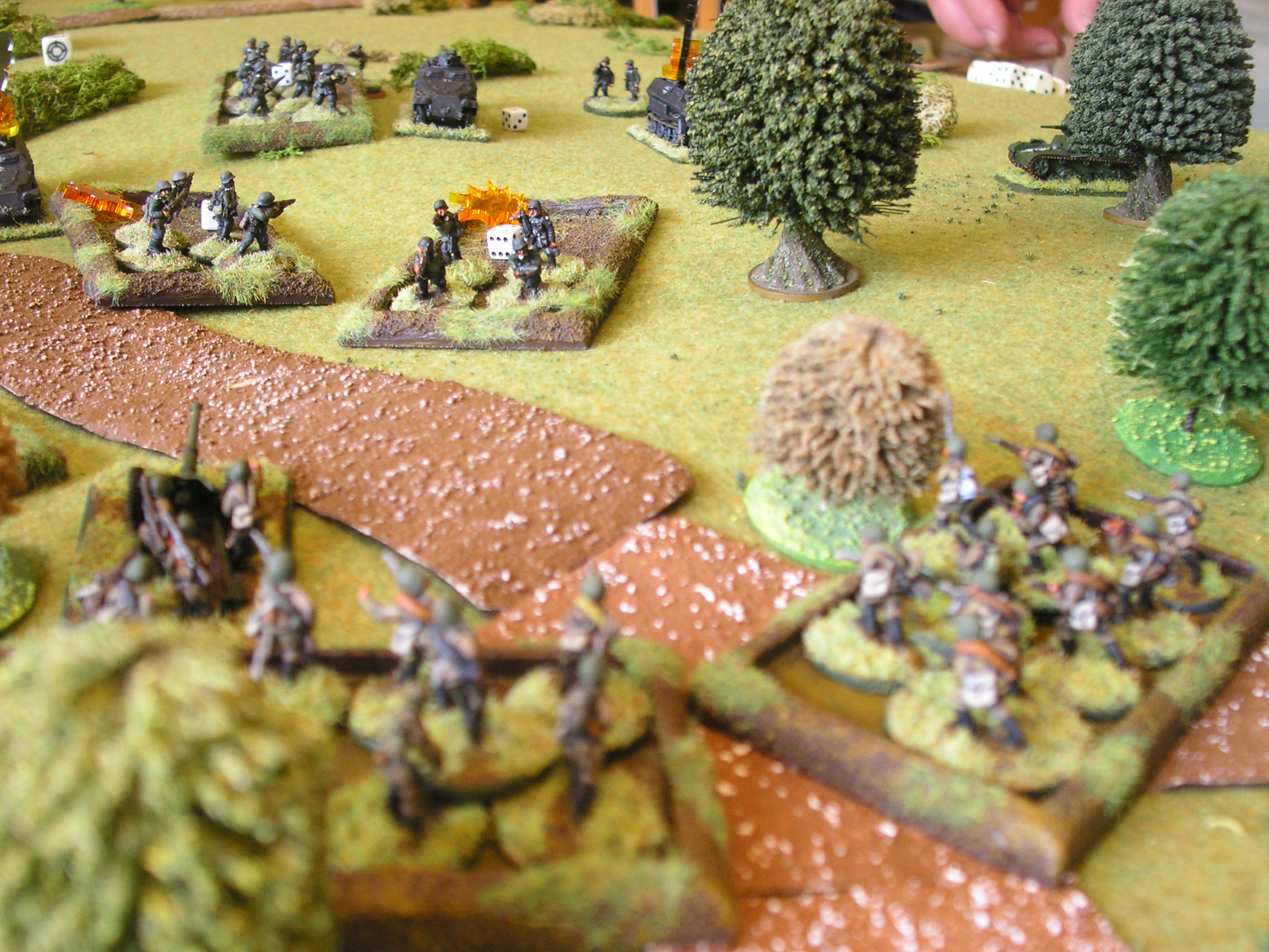 After: Ambush from the front and side (you can just see the T-26 top right)