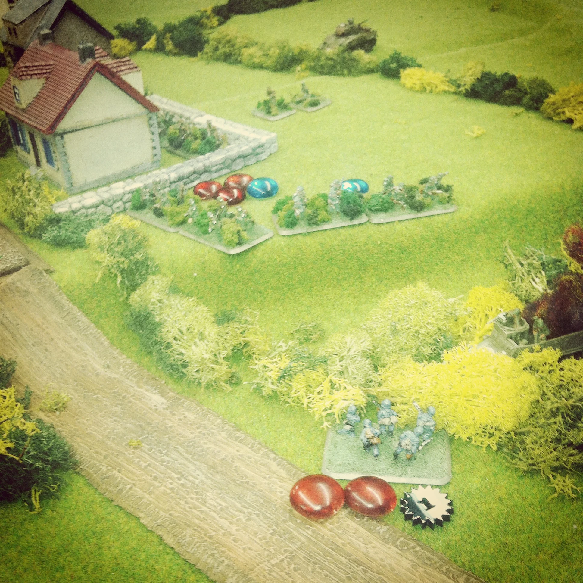 Germans attempt to hold the flank at the objective