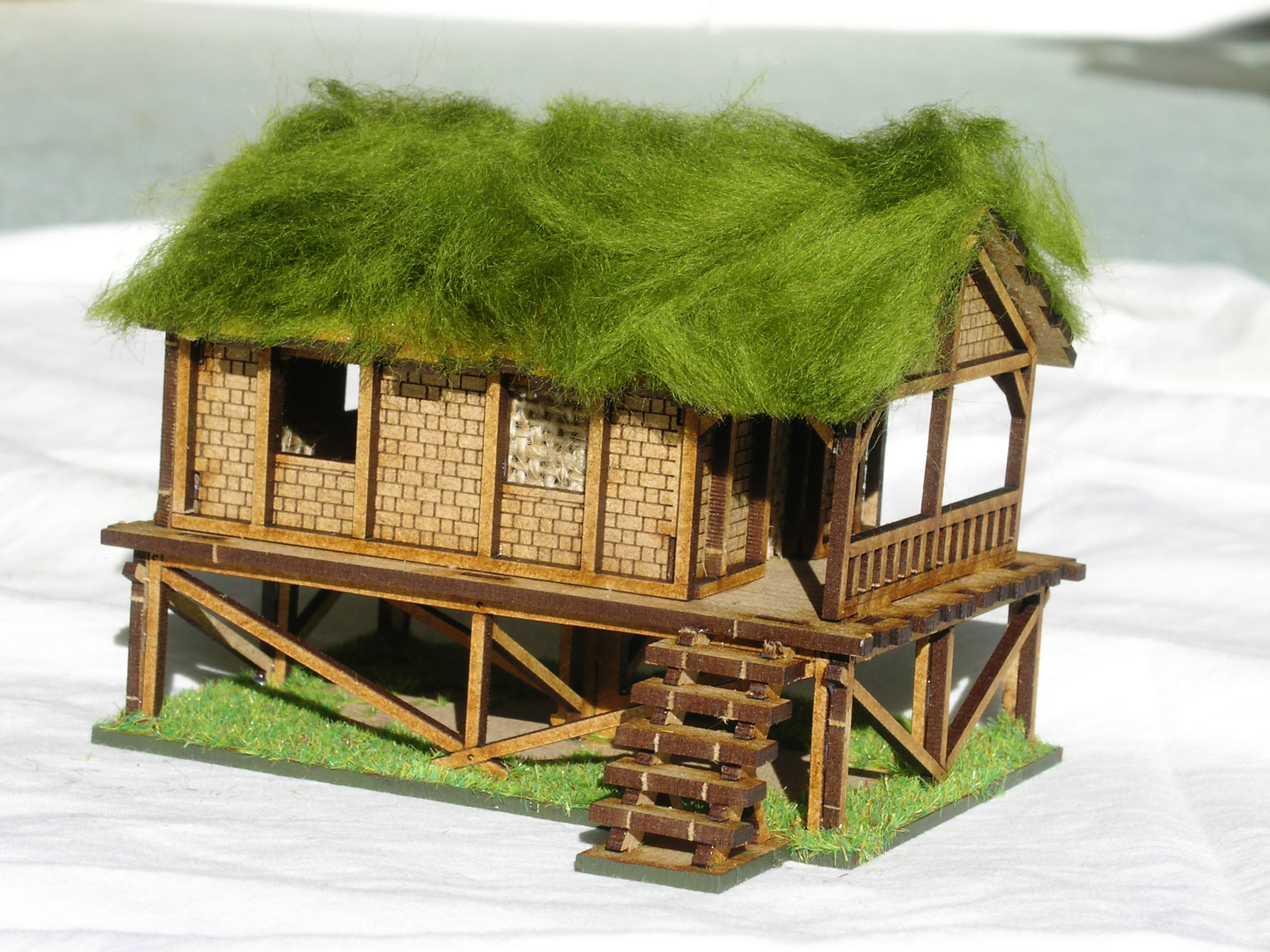 Building Four: Woven Palm Style Village House