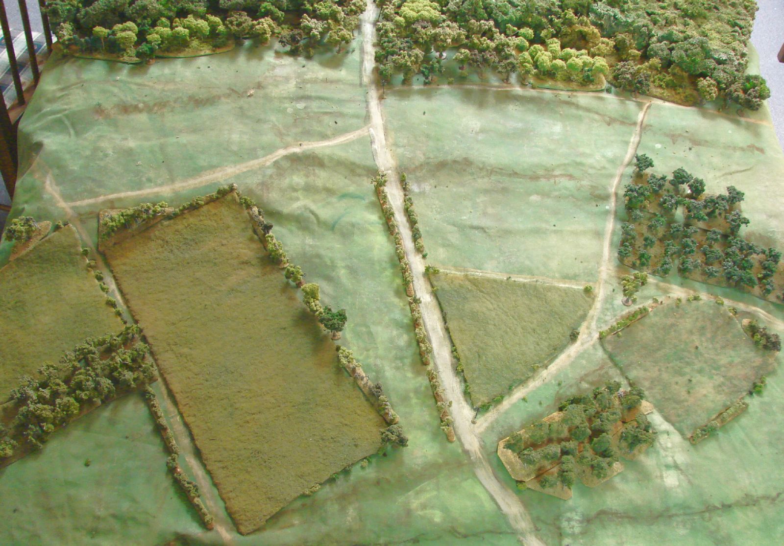 View of the south side of the table