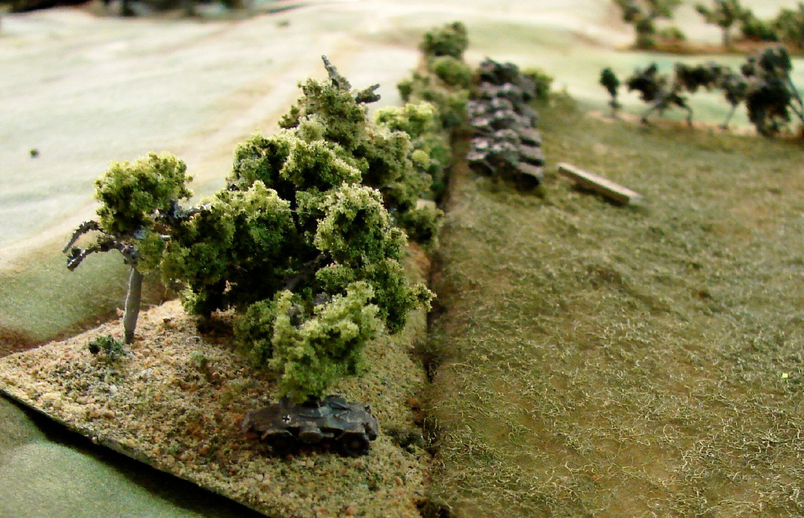 Flank shots for a Sdkfz 222