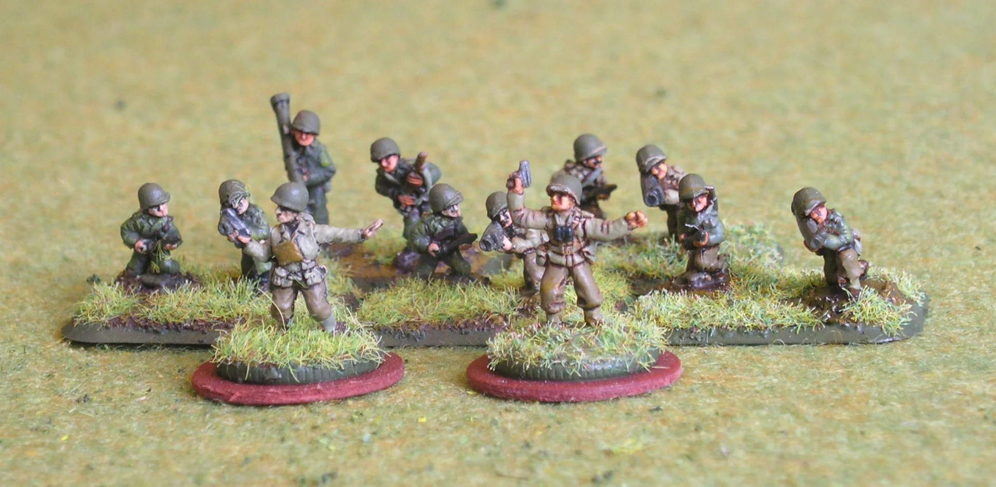 Company HQ (2 x Big Men, 5 x Bazooka Team)