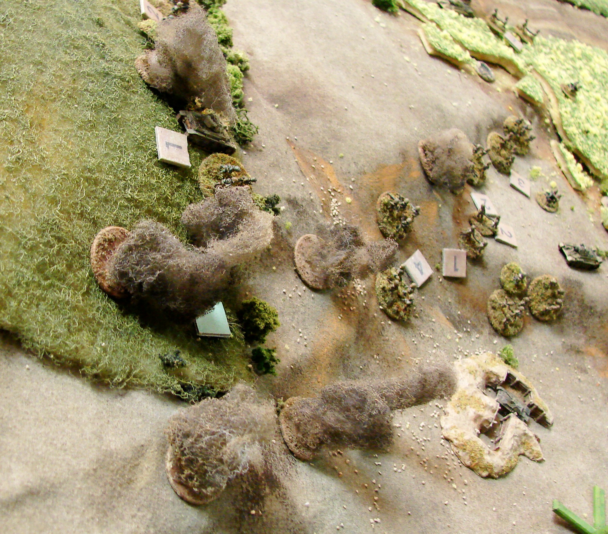 Mortar fire