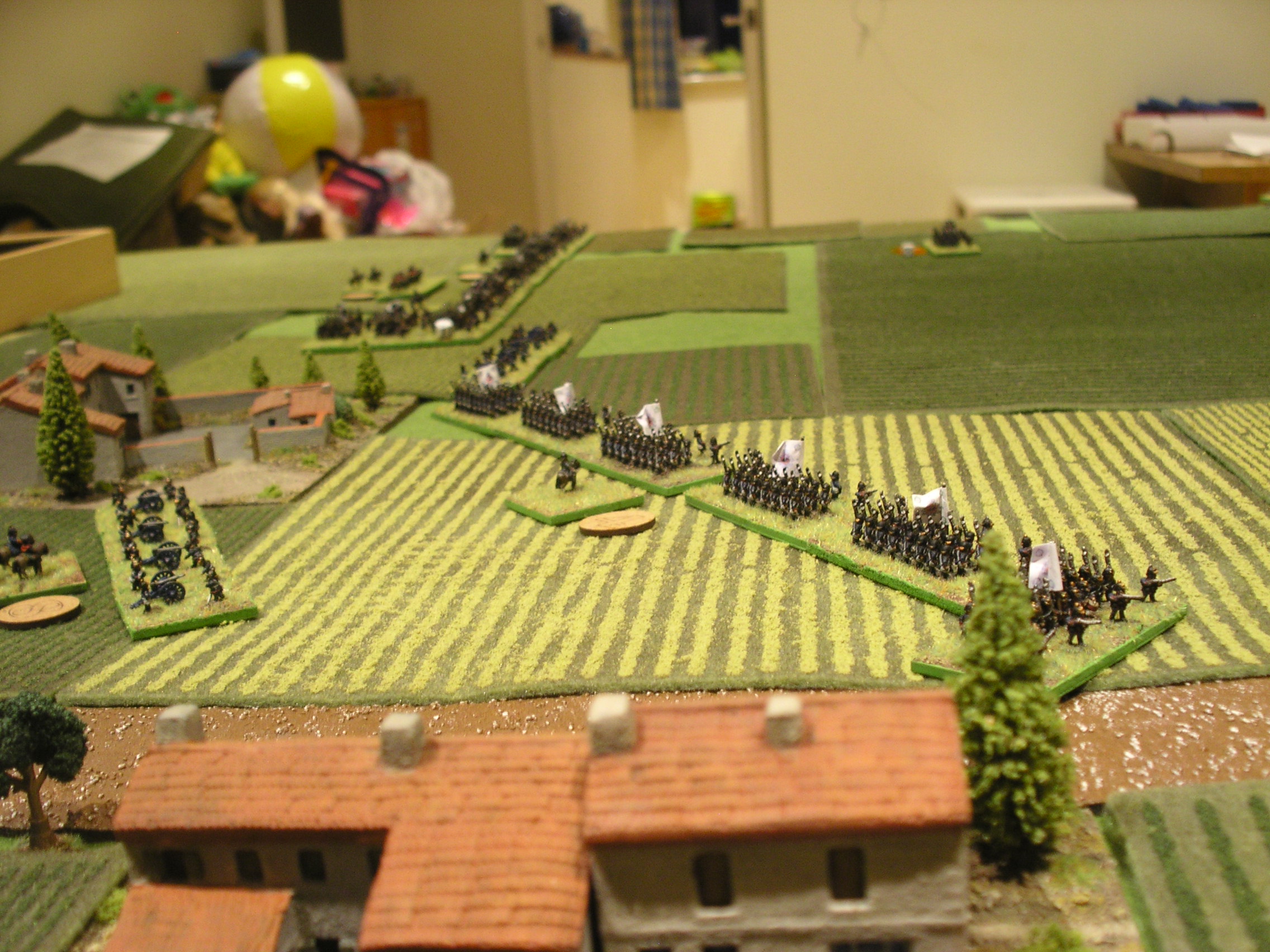 keeping the french right occupied