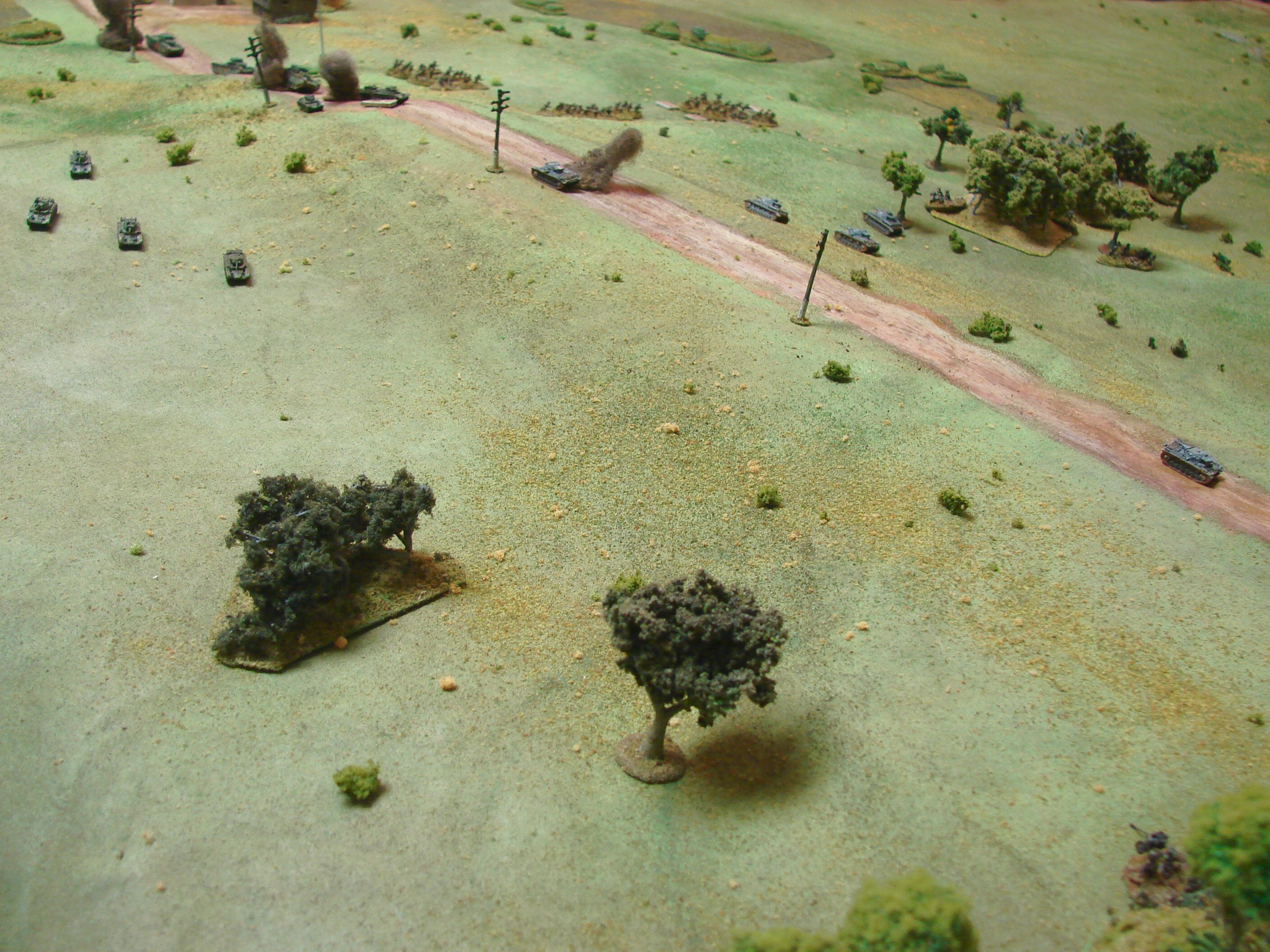 Targets for the Pak38 This ATG has been waiting patiently the entire game for something to come into view and finally gets a shot. Notice the lone PzIII that was forced to retire last turn