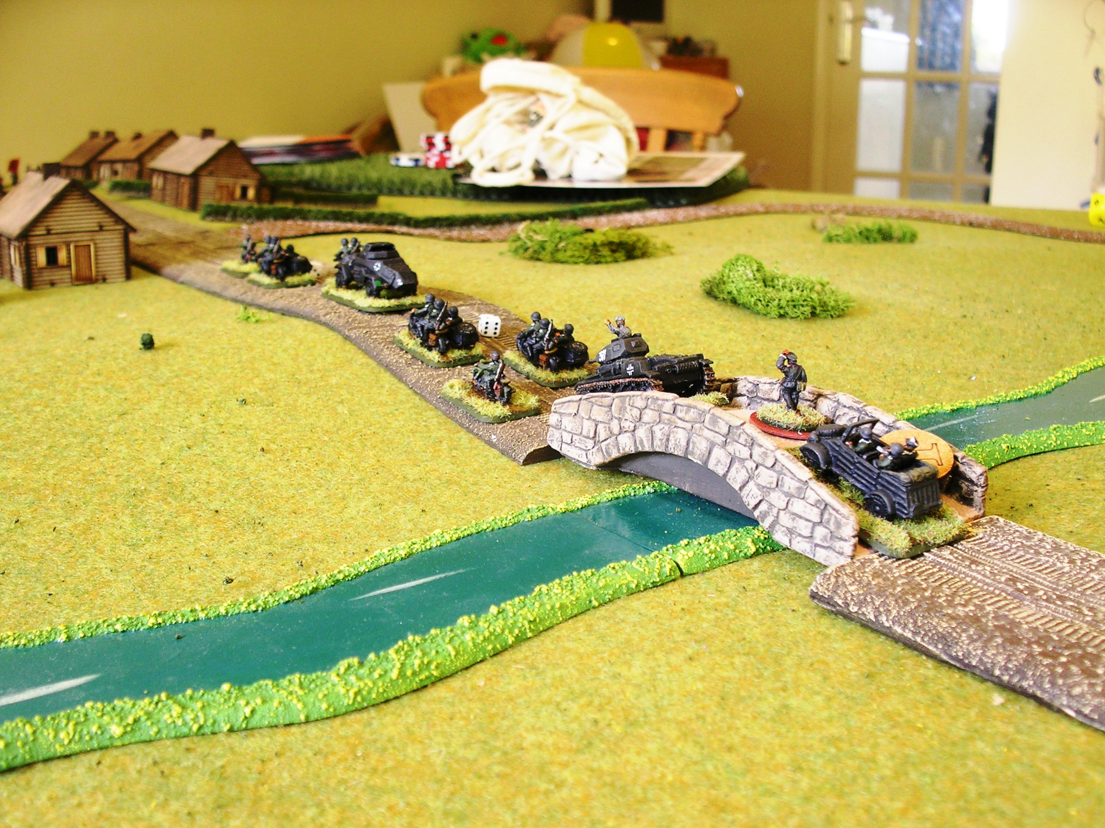 the german recon force heads into urk