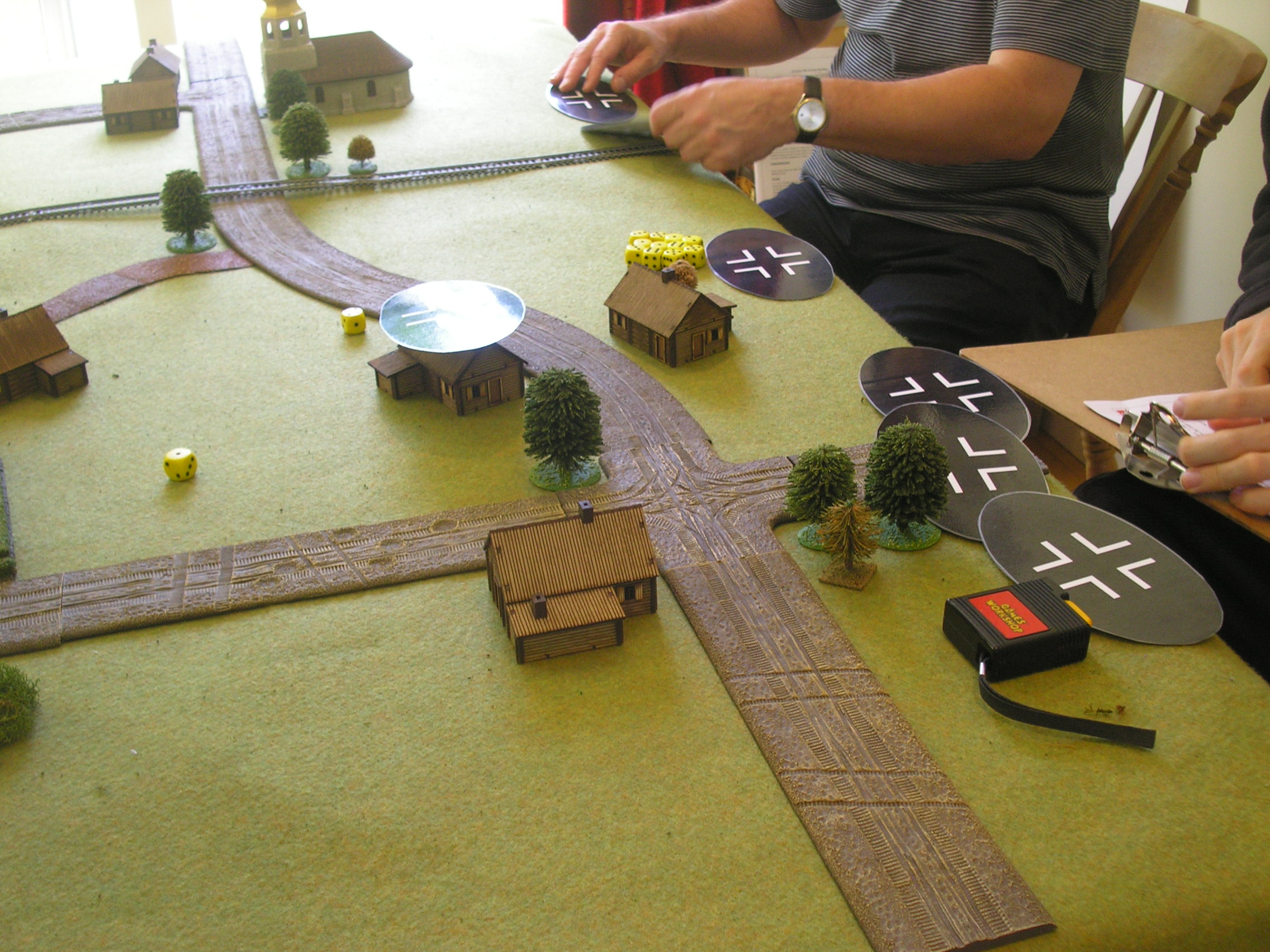The Germans attack across A broad front