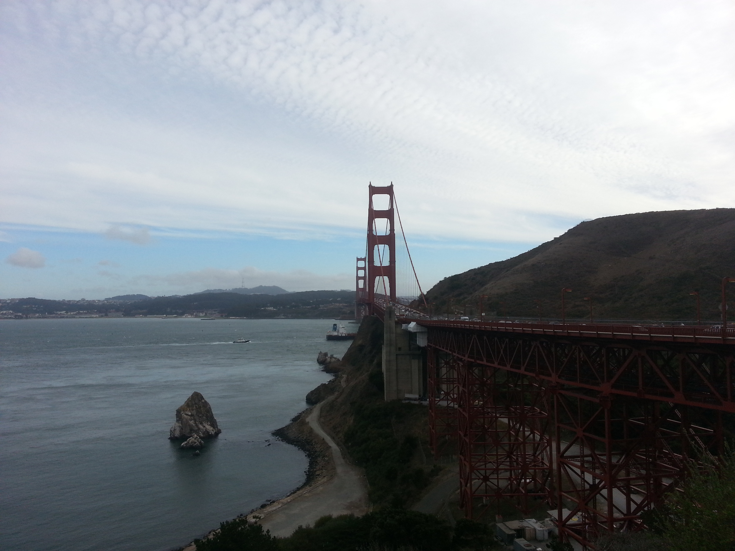 The obligatory shot of the Golden Gate bridge