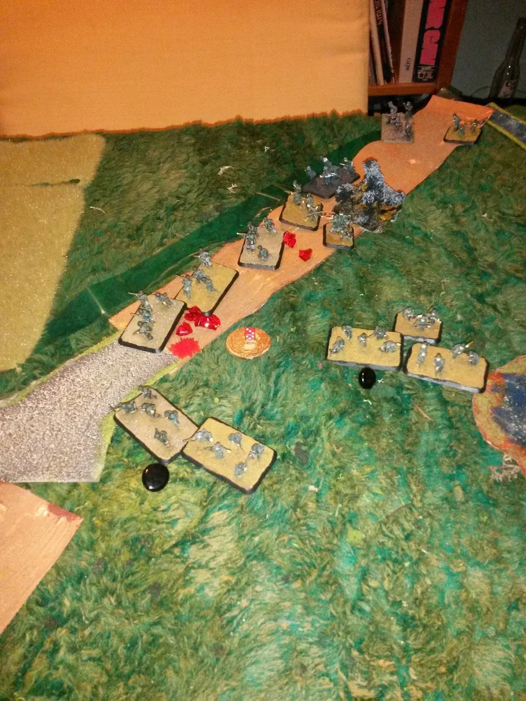 And artillery joins in. At this point, it looks very bad for Germans. But looks deceive, as everything is going as planned.