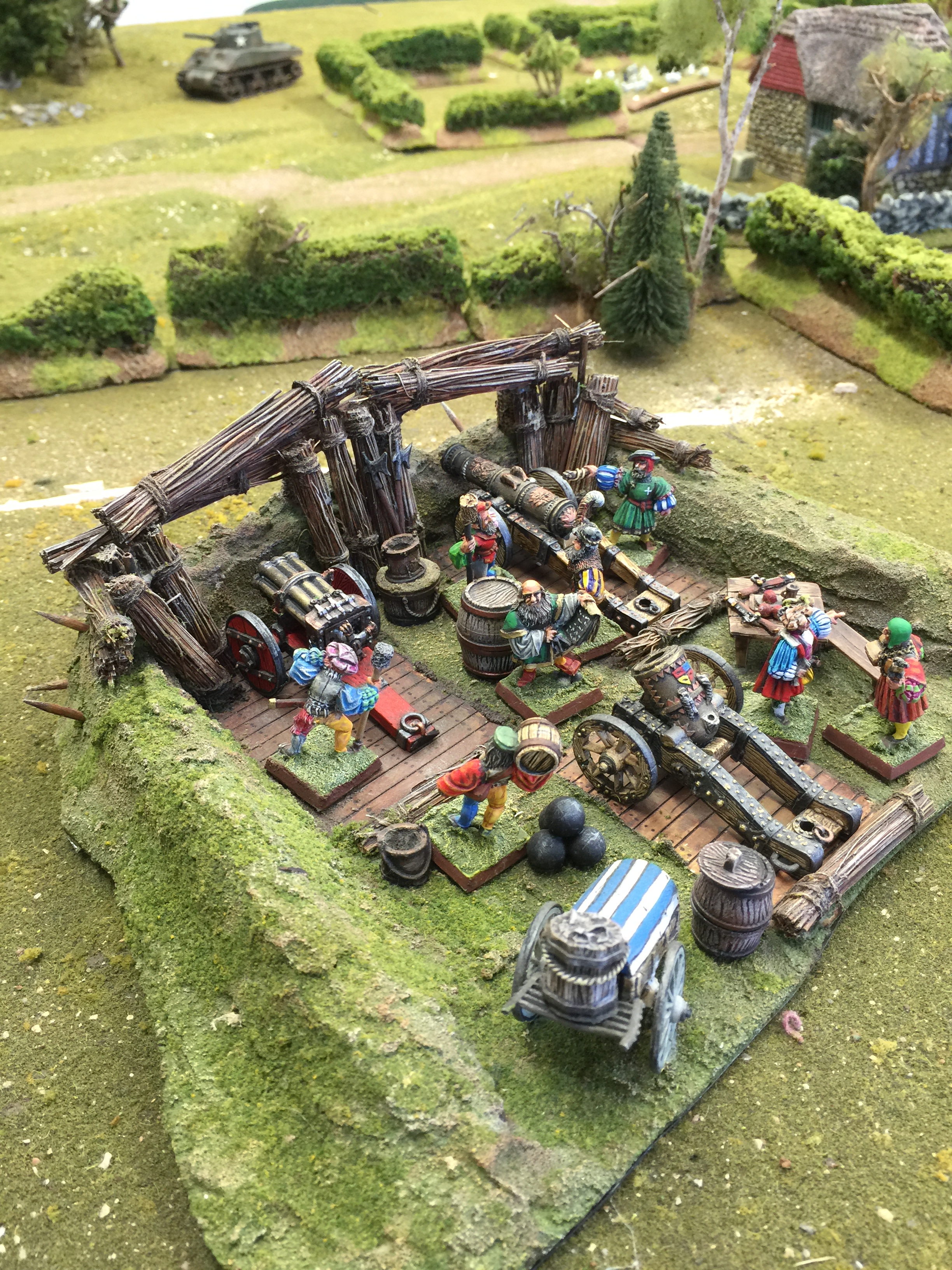 Renaissance Gun Emplacement for French Italian Wars