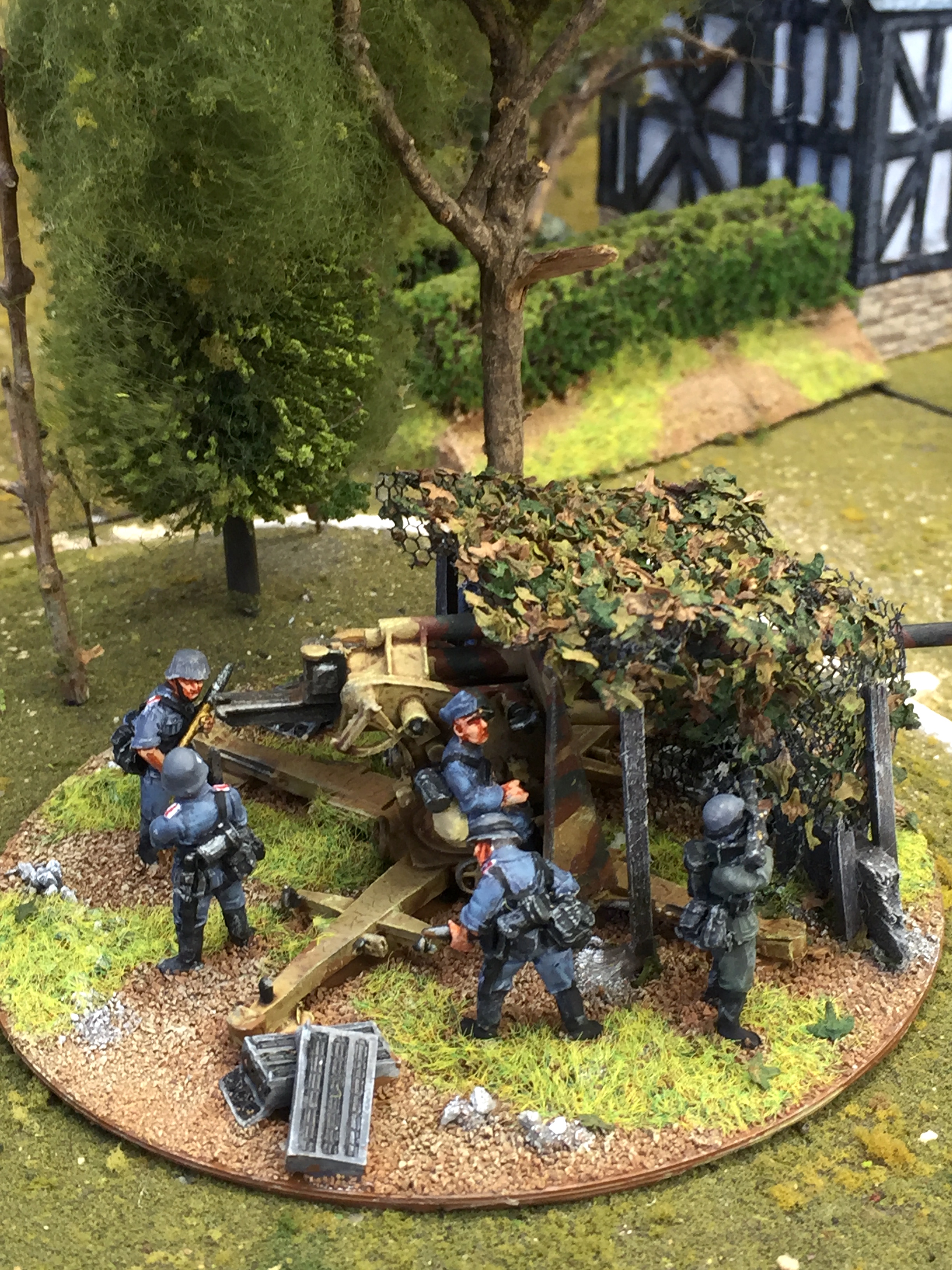 Warlord 28mm 88mm AT "behind cover"