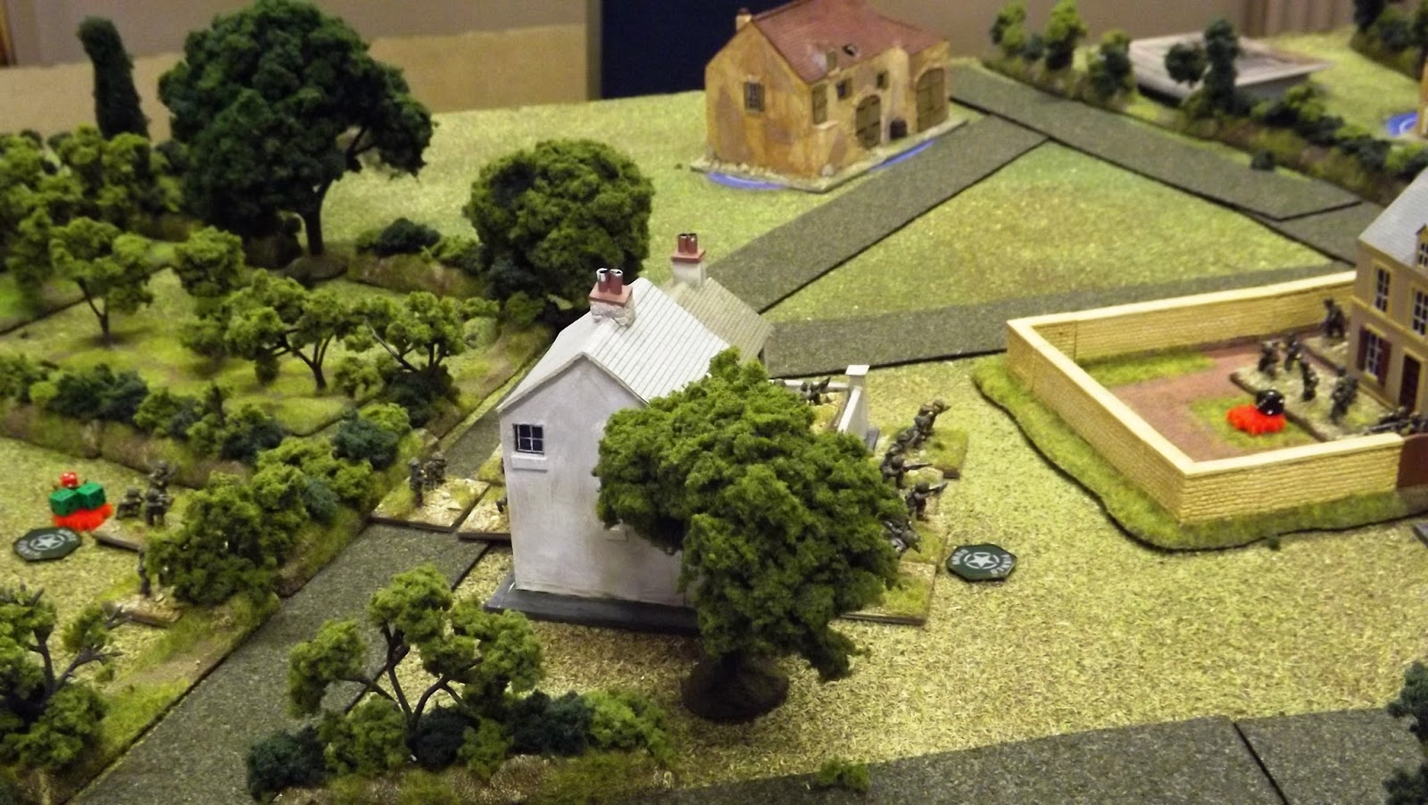 US Paras held up and stymied by determined German resistance 
