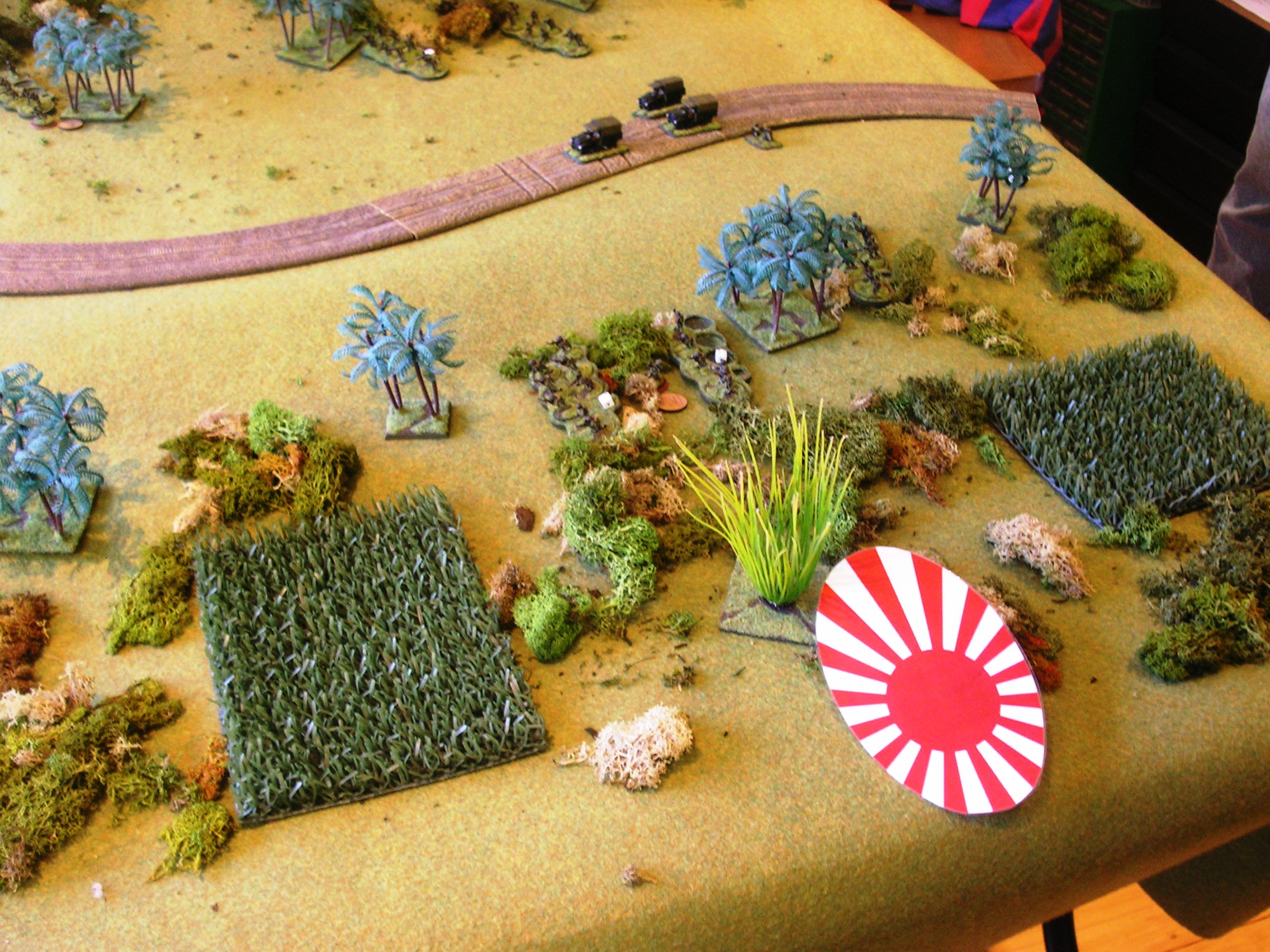 japanese platoon under a blind outflanks british firing line