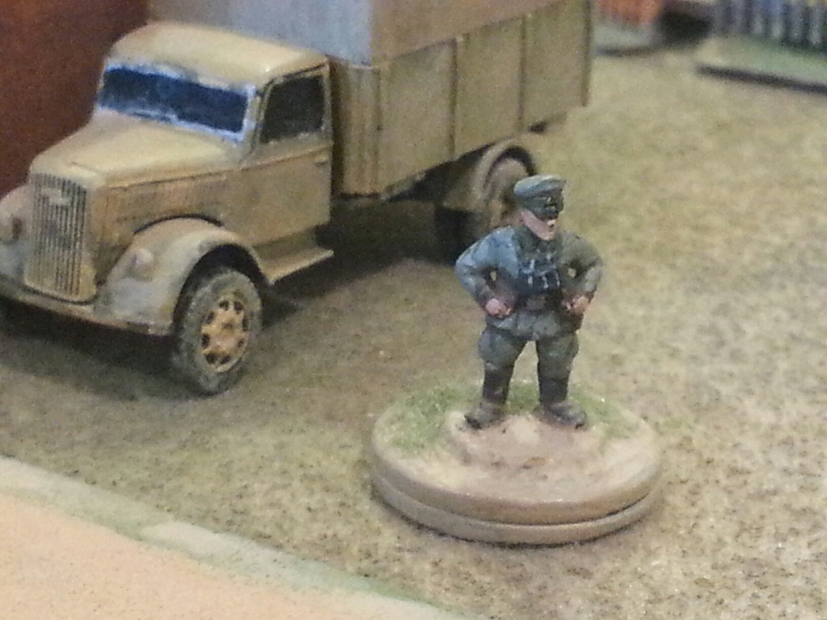 Capt. Finnhelm contemplates a ride out of town