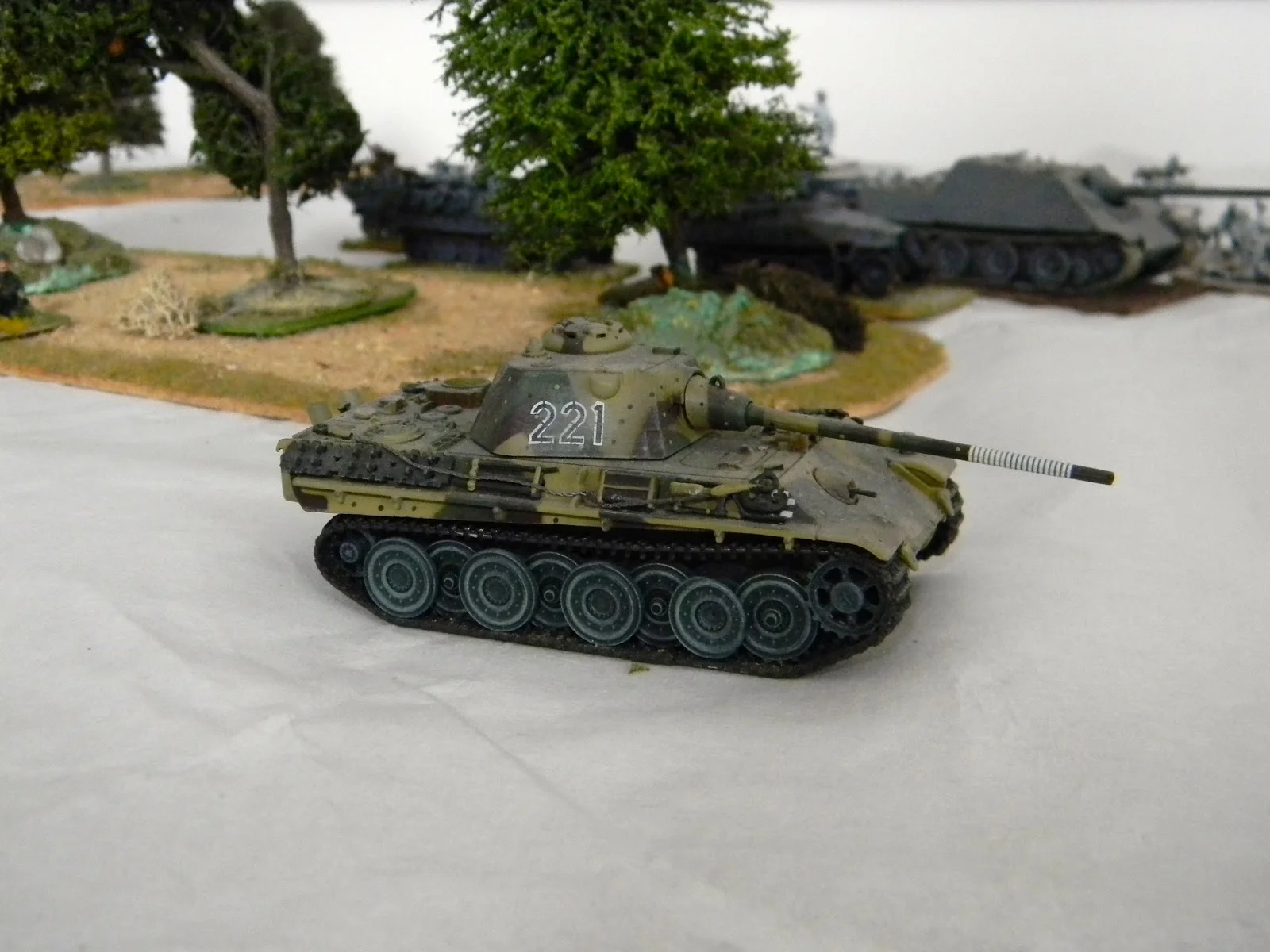   The Panther comes on too  