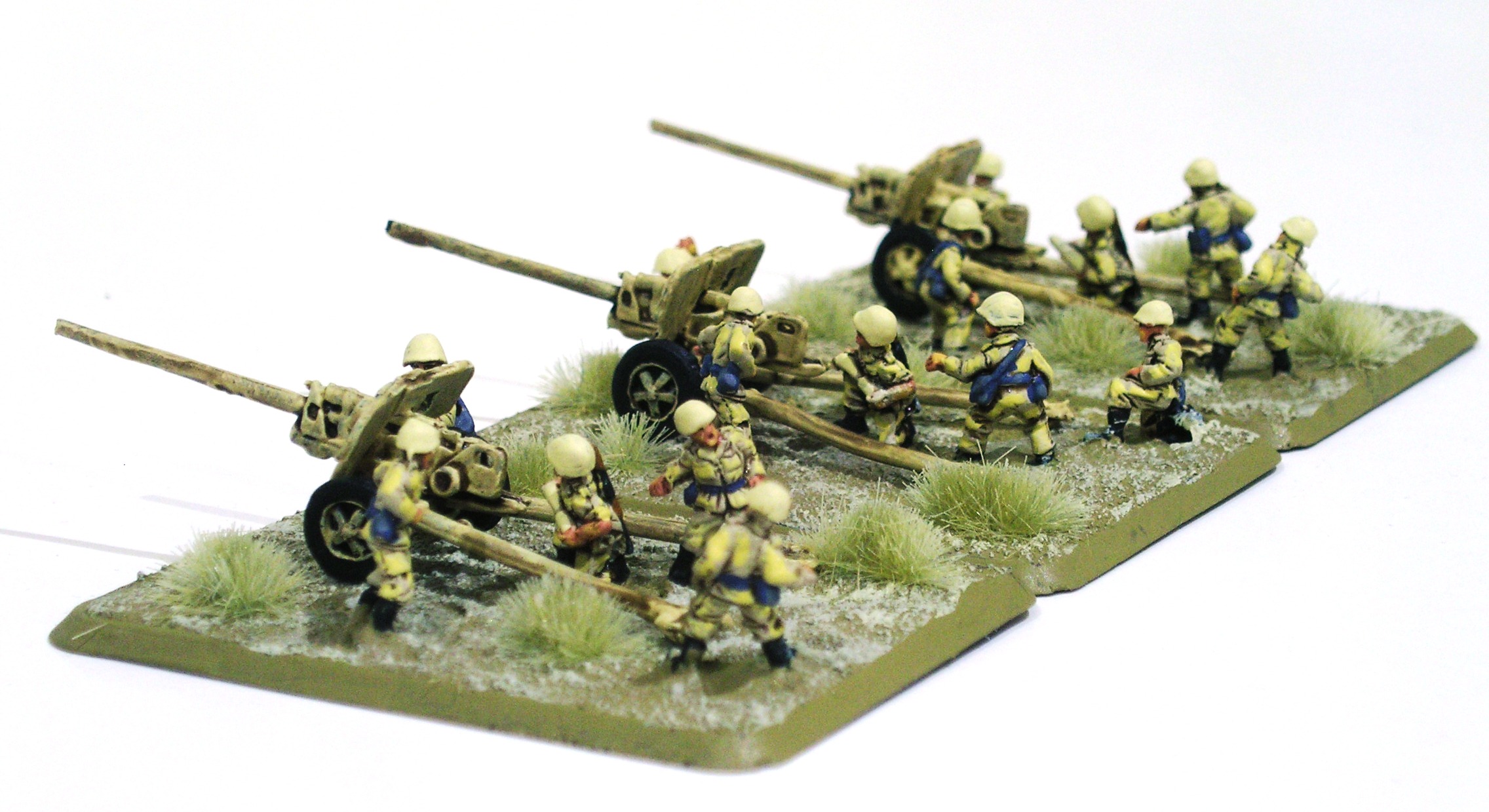towed at platoon a: 57mm zis-2 guns