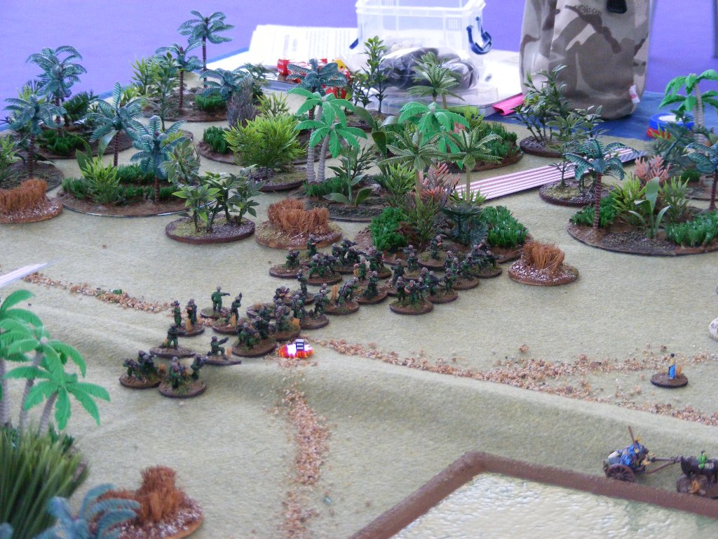 You decide: a platoon bravely advancing, or a target-rich environment for a sniper?