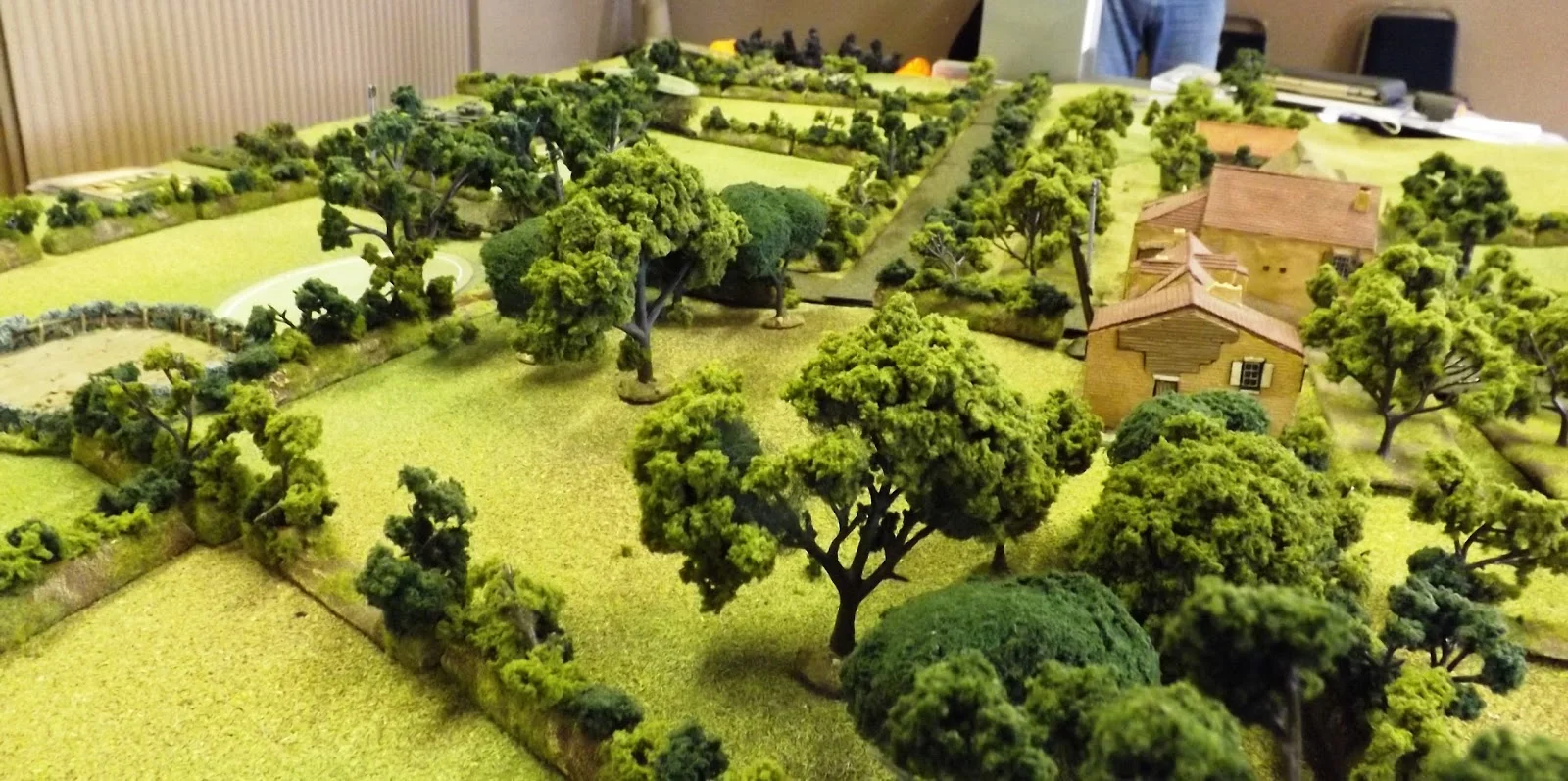 Close Normandy terrain providing plenty of cover for friend and foe alike